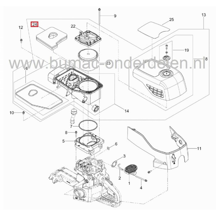 Voorfilter voor Dolmar, Makita, Wacker Bandenslijpers, WACKER BTS630 en BTS635 Doorslijpmachines, Dolmar, Makita, Wacker Schuimluchtfilters voor Motorslijpers, Bandenzaag, Luchtfilters, Sponsfilters voor DOLMAR, MAKITA, WACKER Doorslijpers, Wacker BTS 630