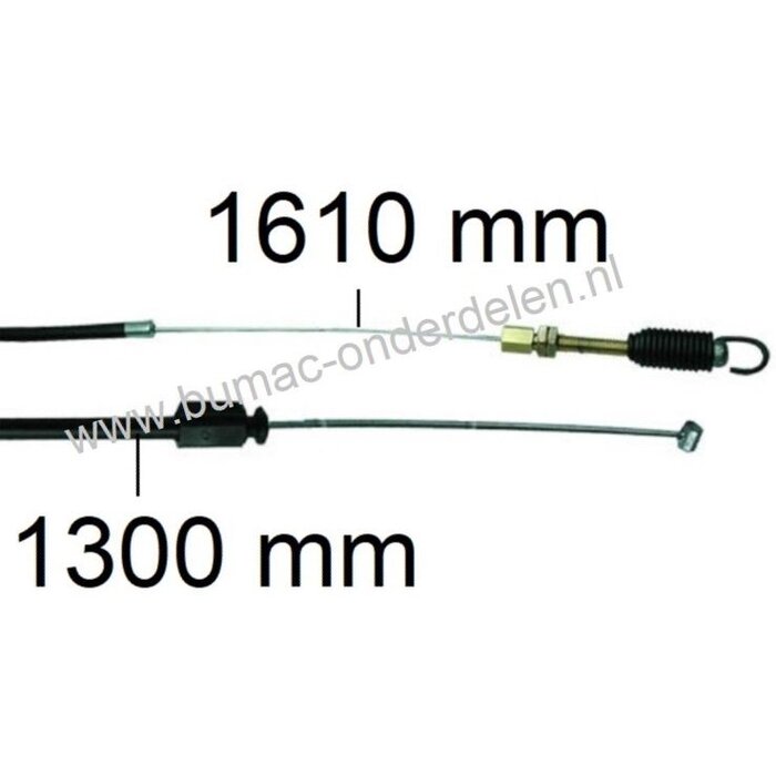 Koppelingskabel voor Grasmaaier STIGA - CASTELGARDEN - ALPINA - MOUNTFIEL Turbo 48S, Turbo 55S Aandrijfkabel Rijden voor Grasmaaier - Benzinemaaier - Loopmaaier - Duwmaaier