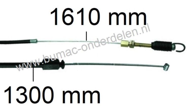 Koppelingskabel voor Grasmaaier STIGA - CASTELGARDEN - ALPINA - MOUNTFIEL Turbo 48S, Turbo 55S Aandrijfkabel Rijden voor Grasmaaier - Benzinemaaier - Loopmaaier - Duwmaaier