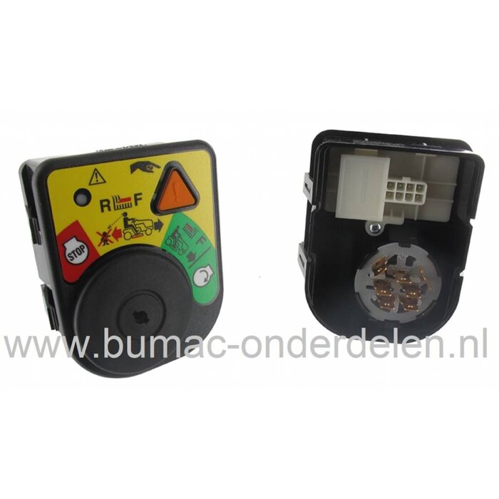 Contactslot voor MTD, Cub Cadet Zitmaaiers, Sleutelcontact Bolens, Yardman, Wolf, White, Etesia, Kontaktslot voor Zitmaaiers, Frontmaaiers, Tuintrekkers, Sleutelkontakten MTD CC1016, CC1018, GT1223, GT1224, GT1225, onbderdeel, CC 1016, CC 1018, GT 1223, G