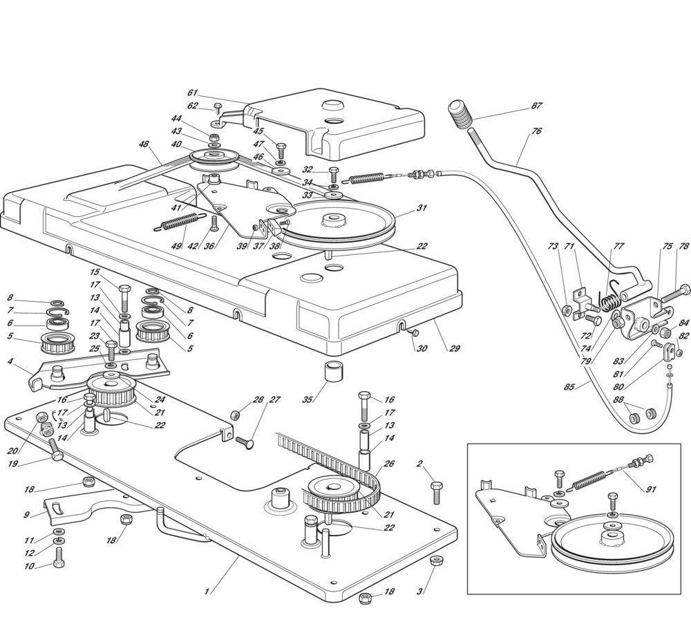 Afdekkap voor Maaidek 102 Cm van CastelGarden - Stiga - Honda en Mountfield Zitmaaiers