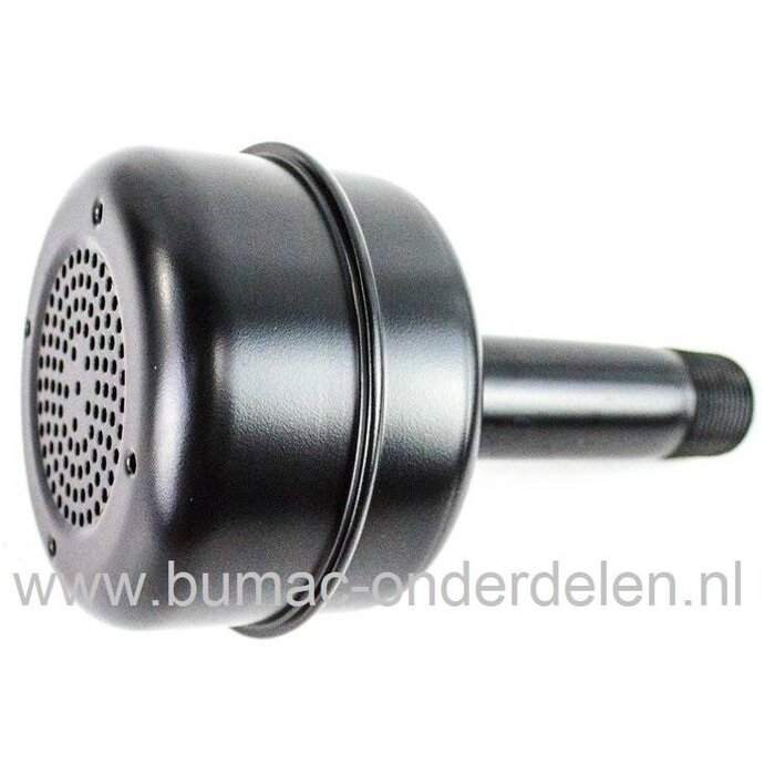 Uitlaat voor Briggs and Stratton Motor van 8 T/m 18 Pk op Zitmaaier, Frontmaaier, Trekker, Aggregaat, Hakselaar, Houtklover, Generator, Verticuteermachine