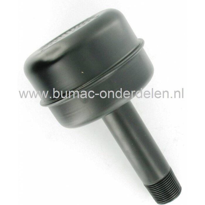 Uitlaat voor Briggs and Stratton Motor van 8 T/m 18 Pk op Zitmaaier, Frontmaaier, Trekker, Aggregaat, Hakselaar, Houtklover, Generator, Verticuteermachine