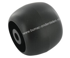 Steunwiel Achter Ø 80 mm Castelgarden, Stiga, Alpina, Mountfield, Achterste Maaidekwiel CASTELGARDEN XT140HD, XT170HD, XT175HD, XT180HD, XT190HD, XT220HD, TN170H, TN185H, PTC220HD, PTX190HD, HT160H, XTY190HD, XTY220HD, GGP Wiel Achterkant Maaikast