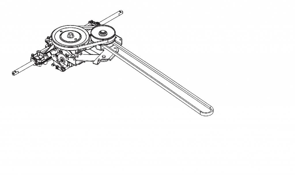 V snaar voor MTD en Stiga SD96, Zitmaaiers met 12,5 en 13,5 PK en een 96 en 105-107 Cm - 38 en 42 Inch Maaidek, Zitmaaier, Tuintrekker, Aandrijfriem, Aandrijf Snaar, 13AC762F729, 1132221001