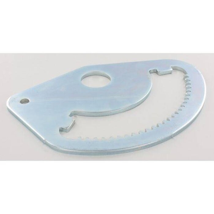 Tandheugel voor Stuurinrichting van Castelgarden XD 98 - XT 140 - XD 140 Series, Stiga Estate Tornado - SD 98, Zitmaaiers met een Maaibreedte van 98 en 102 Cm, Zijuitworp, Mulch, Tand Heugel, Castel Garden, Tuintrekker