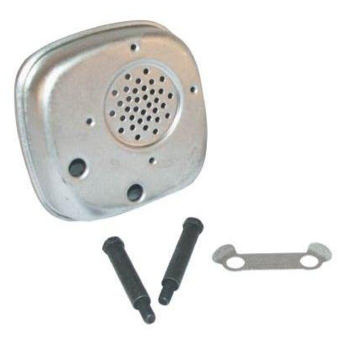 Uitlaat voor Briggs en Stratton Motor tot 6 Pk met Horizontale of Verticale Krukas, Knalpot 494585, 393615