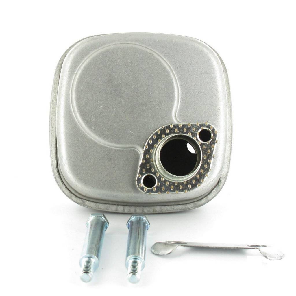 Uitlaat voor Briggs en Stratton Motor tot 6 Pk met Horizontale of Verticale Krukas, Knalpot 494585, 393615