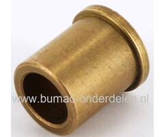 Bronzen Bus voor Stuur inrichting - Tandheugel van Alko, Brill en Solo Zitmaaiers T12-75, T13-102, T17-102 HD Marina, RT20-102 HDE  Stuurbus, Stuurlager