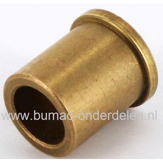 Bronzen Bus voor Stuur inrichting - Tandheugel van Alko, Brill en Solo Zitmaaiers T12-75, T13-102, T17-102 HD Marina, RT20-102 HDE  Stuurbus, Stuurlager