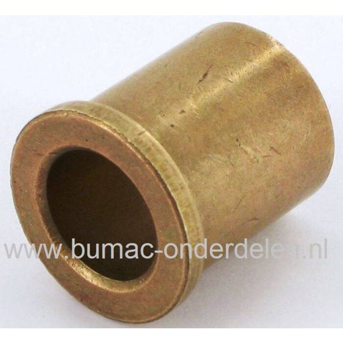 Bronzen Bus voor Stuur inrichting - Tandheugel van Alko, Brill en Solo Zitmaaiers T12-75, T13-102, T17-102 HD Marina, RT20-102 HDE  Stuurbus, Stuurlager