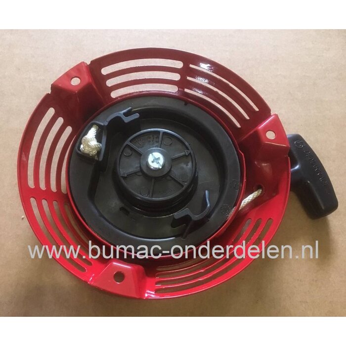 Handstarter Honda met 2 Startpallen voor GXV160 op Grasmaaier - Bladblazer – Houtversnipperaar – Kloofmachine – Mechanische Troffel – Kart –Veegmachine – Trilplaat – Tuinfrees – Cart – Hakfrees – Kantensnijder – Kooimaaier - Zodensnijder GXV 160