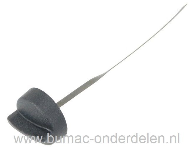 Oliepeilstok voor Briggs and Stratton Motoren op Gazonmaaiers, Benzinemaaiers, Grasmaaiers, B&S Oliepeilstokken, Olievuldop, Olievulpijp voor Briggs & Stratton Motor op Grasmachines, Cirkelmaaiers, Loopmaaiers