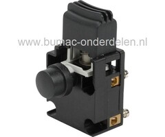 Schakelaar voor Stihl Electrische Kettingzaag  MSE200, MSE200C, MSE200BQ, MSE200CBQ, MSE200C-BQ Schakelaar om de Motor in werking te zetten, Drukschakelaar, Combischakelaar Stihl Motorzaag onderdeel