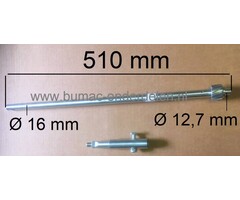 Stuuras Met Vast Tandwiel voor Zitmaaier van Partner, Husqvarna, Wizard, Jonsered, Craftsman, Mcculloch, Lazer, Yardpro, AYP Tuintrekker