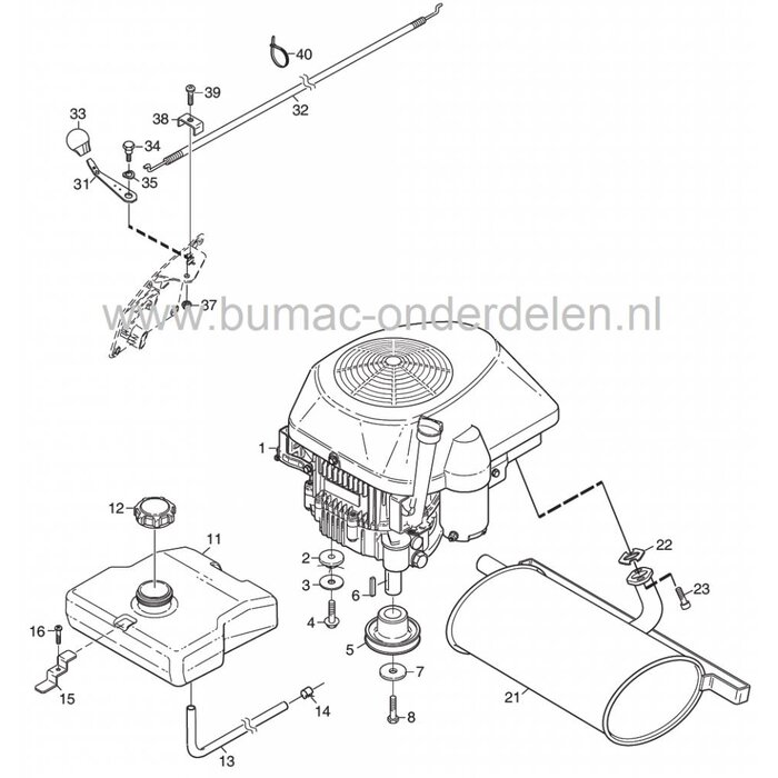 Brandstofdop voor Stiga Primo - Titan - Villa - Park - Ready, Castelgarden X1, Mountfield 1125M, Tankdop, Benzinedop, Brandstof Dop, Castel Garden