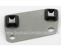 Geleideplaat voor Stoterstang Briggs and Stratton Intek OHV 15,5 Pk Motor op Zitmaaier, Frontmaaier, Tuintrekker