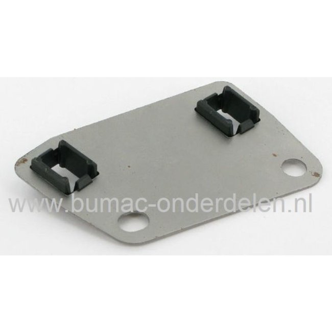 Granit Geleideplaat Midden, Topmix Met Steun - 18050 907020 Passende Bouten 1801285810 Afmetingen 425 X 80 X 8 Mm