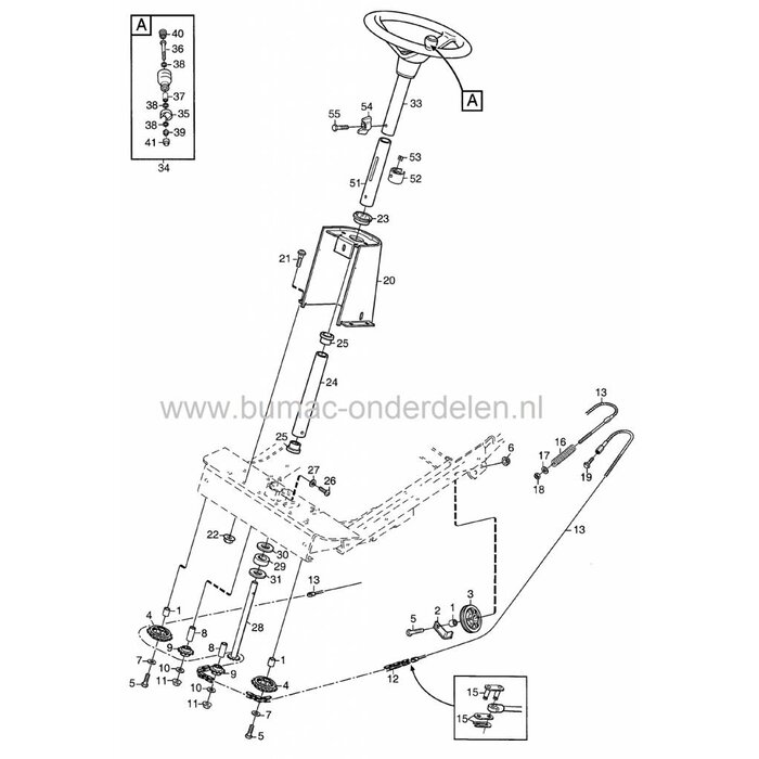 Sluitschakel voor Stuurketting van Stiga Villa en Park, Frontmaaiers met Ketting Stuurinrichting, Castelgarden, Mountfield, Sluit Schakel, Castel Garden, Zitmaaiers, Tuintrekkers
