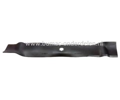Linker Mes 54,5 Cm voor John Deere X130R, X155R, X166R, 107H Zitmaaier, Tuintrekker Mes met 7 Punt Ster Aansluiting Mes voor 42 Inch Maaidek Opvang - Mulch