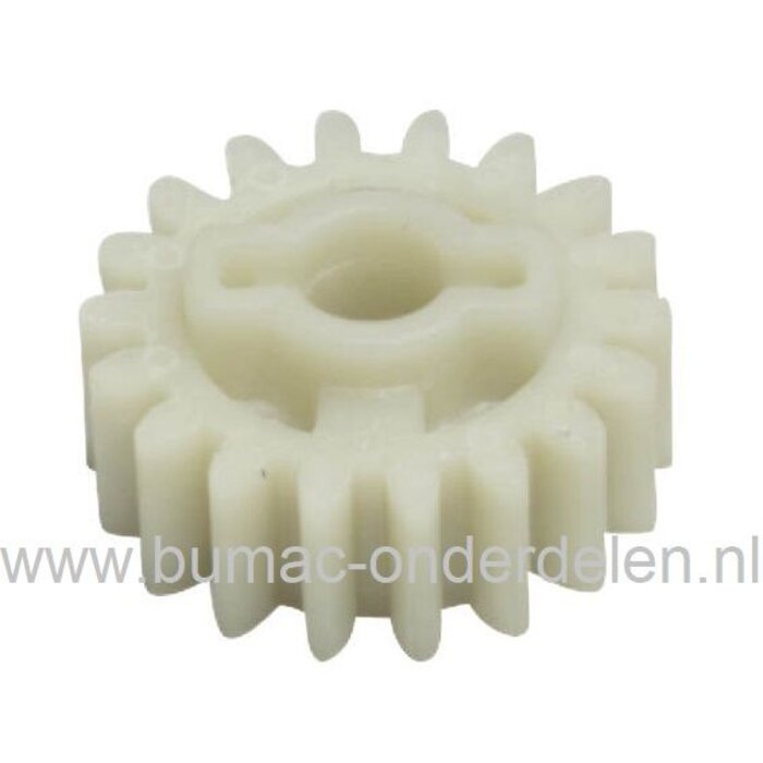 Tandwiel Wielaandrijving 18 tands, Castelgarden, Stiga, Mountfield, Alpina Gazonmaaiers, Cirkelmaaiers, Aandrijftandwiel voor de Wielen, Multiclip 53S Rental, Multiclip 53SH Grasmaaiers