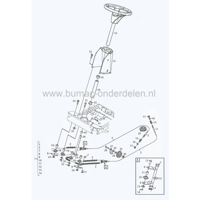 Stuurtandwiel 13 Tands voor Stiga Park - Park Compact - Park 420 LM - Park 520 Anniversary, Frontmaaiers met Ketting Stuurinrichting, Castelgarden, Mountfield, Stuur Tandwiel, Zitmaaiers, Frontmaaiers