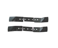 Maaimes Set 45 Cm voor Stiga Villa 85M en Ready 85M, Castelgarden, Mountfield, Frontmaaiers met een Maaibreedte van 85 Cm, Mulch, Castel Garden, Set van 2 Maaimessen, onderdeel