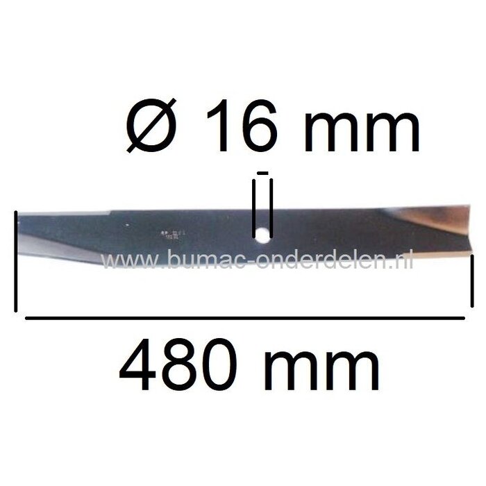 Mes voor Hayter Harrier  Walsmaaier 48 Cm 48SP, 48ES, 490, 491, 493, 496 Grasmaaier onderdeel