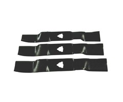 3X Maaimes 42,5 Cm Stiga Park Pro Combi 110 - Park 110 Combi Pro, Frontmaaiers, Castelgarden, Mountfield, Set van 3 Maaimessen voor Zitmaaiers, Tuintrekkers, Castel Garden onderdeel