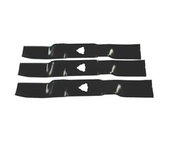 Maaimes Set 46 Cm voor Stiga Park 125 Combi en Park 125 Combi Pro, Frontmaaiers, Castelgarden, Mountfield, Set van 3 Maaimessen, Zitmaaiers, Tuintrekkers, Castel Garden - Set van 3 Stuks, onderdelen