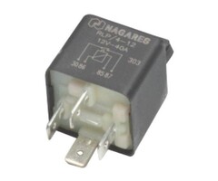 Relais 12 Volt, 40 Ampere, 4 Polig voor Stiga Park Comfort - Park Royal - Park Jubilee - Park Pro 16 - Park Diesel, Frontmaaiers, Castelgarden, Mountfield, Zitmaaiers, Tuintrekkers, Castel Garden