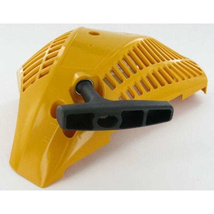 Starter Geel voor Stiga SP350 - SP350Q - SP352 - SP400 - SP400Q, Castelgarden XC35 - XC40 - XC350 - XC350Q - XC400 - XC400Q, Alpina A350 - A350Q - P352 - A400 - A400Q, Mountfield MC3514 - MC3514Q, Motorzaag, Kettingzaag, Handstarter Compleet, Castel Garde