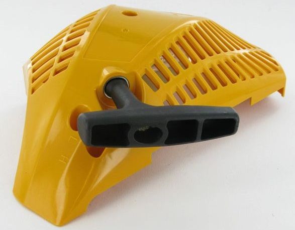 Starter Geel voor Stiga SP350 - SP350Q - SP352 - SP400 - SP400Q, Castelgarden XC35 - XC40 - XC350 - XC350Q - XC400 - XC400Q, Alpina A350 - A350Q - P352 - A400 - A400Q, Mountfield MC3514 - MC3514Q, Motorzaag, Kettingzaag, Handstarter Compleet, Castel Garde