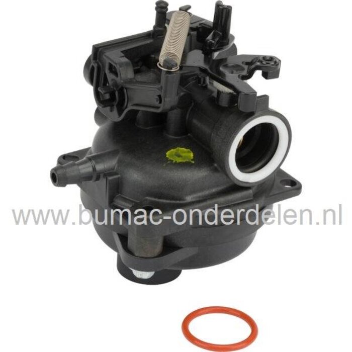 Carburateur voor Briggs and Stratton Spirit Motoren op Grasmaaiers, Benzinemaaiers, Motormaaiers, B&S Carburator met Automatische Choke SPIRIT Motor met Papieren Luchtfilter, Vergasser BRIGGS AND STRATTON, Briggs & Stratton Brandstofdelen Gazonmaaiers