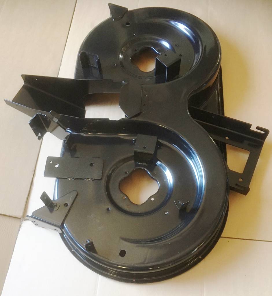 Maaidek 105 Cm voor MTD, Gutbrod, Yardman, Bolens, MF, Wolf, Cub Cadet Zitmaaier, Tuintrekker 200/105T, 105.180H, JLX105, LN165H, LN200H Optima, RN145, BL175/105AT, 41.18RH Kaal Maaihuis Opvang, Mulch, onderdeel, 105180H, JLX 105, LN 165 H, LN 200 H , RN