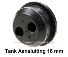Doorvoerrubber voor Honda - Kawasaki Bosmaaier, Heggenschaar, Bladblazer, Trimmer met GX22, GX25, GX31, GX35 Motor op HHB25, HHH25, HLT422, ULT425, UMK422, UMK425, UMK431, UMK435, UMS425, UMT431 Tankrubber, onderdeel