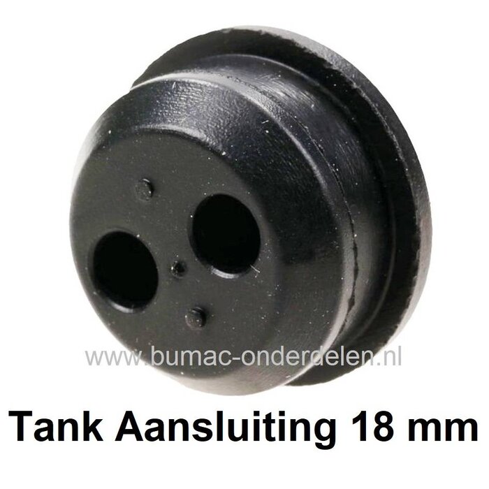 Doorvoerrubber voor Honda - Kawasaki Bosmaaier, Heggenschaar, Bladblazer, Trimmer met GX22, GX25, GX31, GX35 Motor op HHB25, HHH25, HLT422, ULT425, UMK422, UMK425, UMK431, UMK435, UMS425, UMT431 Tankrubber, onderdeel