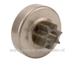 Aandrijftandwiel 3/8 Stihl 038, MS380, MS381 Kettingzaag,  Koppelingstrommel met Vast 7 tands Aandrijftandwiel voor STIHL Benzinekettingzagen, Motorzagen, Kettingtandwiel Stihl 038, MS 380, MS 381