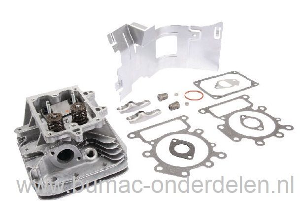 Cilinderkop Compleet voor BRIGGS & STRATTON Powerbuild - Intek Motoren  met 500 CC op Zitmaaiers, Frontmaaiers, Complete Cylinderkop met Pakkingen voor Briggs and Stratton, B&S Motordelen,  Cilinderkop voor Briggs & Stratton 282H07-0113E1, 31R777-0003B1