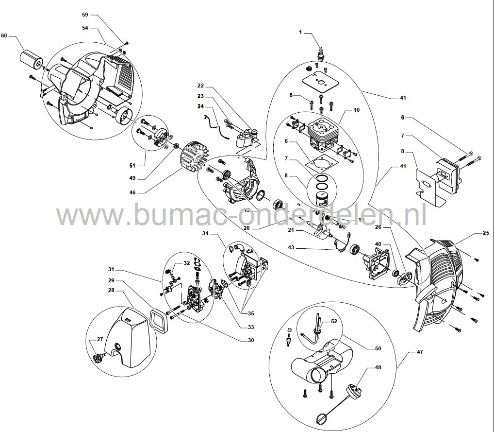 SB27JD - XB27JD - TB27JD - SB32 - XB32 - TB32 - TB32D - MB3002, Ontstekingsspoel voor Stiga - Castelgarden - Mountfield - Alpina, Bosmaaier, Trimmer, Strimmer, Ontsteking Spoel, Castel Garden