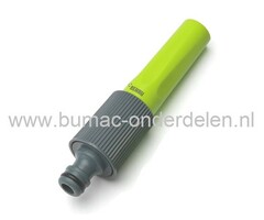 Sproeier voor 1/2" - 3/4" Waterslang Koppeling, Klik Koppeling, Verstelbare Sproeikop  Kunststof Sproeier Verstelbaar