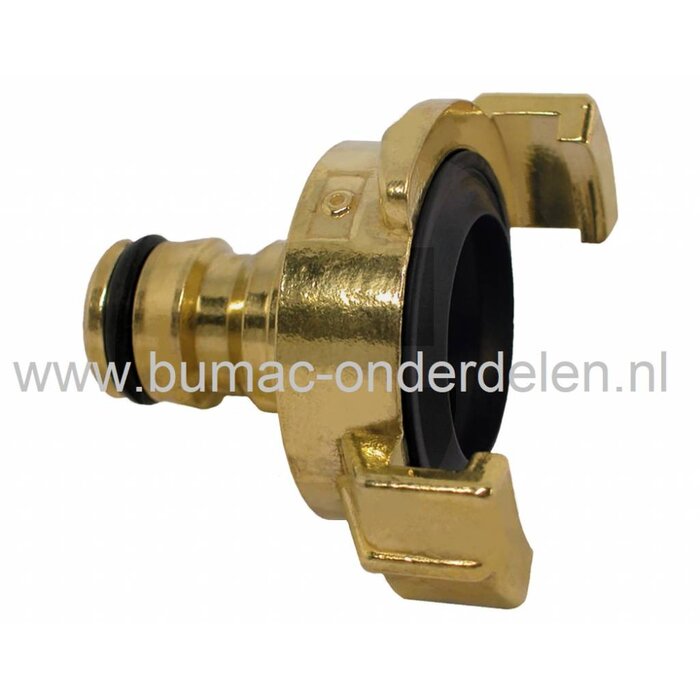 Geka Insteekkoppeling voor Slang naar Standaard Snelsluiting, Geka Verloopkoppeling naar Gardena, Koppeling voor Verbinding tussen GK en Standaard Aansluiting  Tuinslang, Waterslang