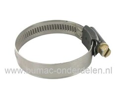 Slangklem 32-50 mm  Breedte 12 mm voor 1 1/2 Inch  Waterslang, Tuinslang, Wormslangklemmen, Buisklemmen, Klemband met Spanbereik 32 tot 50 mm, Bandbreedte 12 mm Buisklem voor Montage GeKa Koppeling Tuin, Gras, Bouwplaats