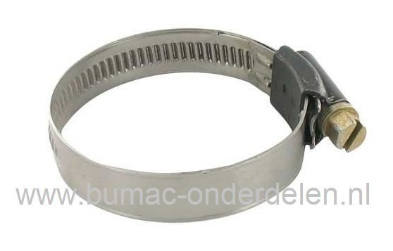 Slangklem 32-50 mm  Breedte 12 mm voor 1 1/2 Inch  Waterslang, Tuinslang, Wormslangklemmen, Buisklemmen, Klemband met Spanbereik 32 tot 50 mm, Bandbreedte 12 mm Buisklem voor Montage GeKa Koppeling Tuin, Gras, Bouwplaats