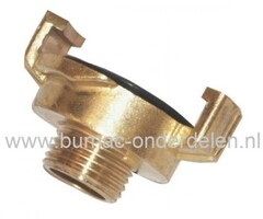 Geka Koppeling 1/2" Aansluiting met Buitendraad voor 1/2 Inch Geka, Koppeling Systeem GK met Buitendraad 1/2 Inch, Geka Slangtule met Buiten Draad voor Waterslang, Tuinslang, Waterpomp, Beregeningspomp, Hydrofoor, Sproeier, Tuinpomp