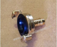 Geka Slangkoppeling Slangtule 3/8" Geka Messing Slangpilaar voor  Slang Aansluitstuk GK Koppeling, Nokafstand 40 mm Tule 3/8 Inch GEKA Messing Slangpilaren, Slangtules, Slangaansluitstuk Tuinslang, Waterslang