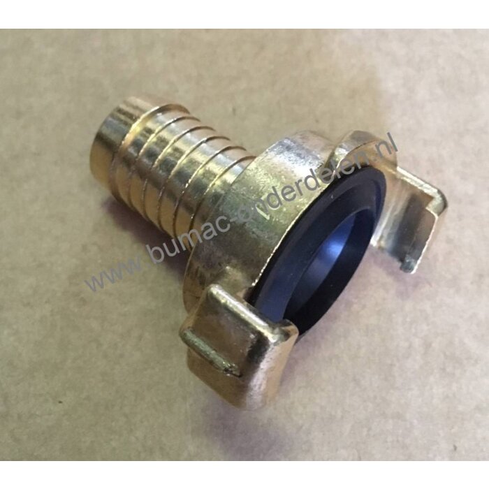 Slangkoppeling Slangtule 3/4" Geka Slangpilaar,  Slang Aansluitstuk voor GK Koppeling, Nokafstand 40 mm Tule 3/4 Inch, GEKA Messing SlangpilaAR, Slangtule, Slang aansluitstuk voor Tuinslang, Waterslang
