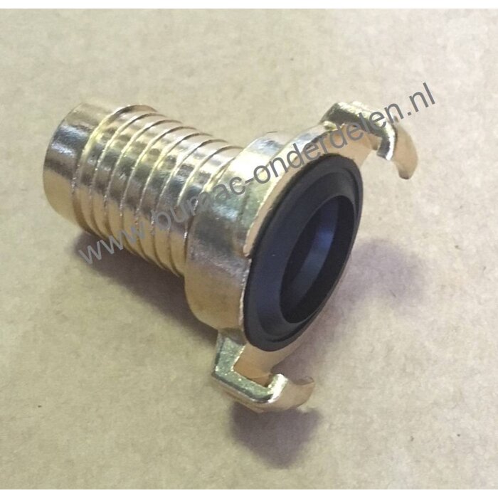 Slangkoppeling Slangtule 1" Geka Slangpilaar voor Slang Aansluitstuk GK Koppeling, Nokafstand 40 mm Tule 1 Inch, GEKA Messing Slangpilaren, Slangtules, Slangaansluitstukken  Tuinslang, Waterslang