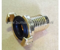 Slangkoppeling Slangtule 1" Geka Slangpilaar voor Slang Aansluitstuk GK Koppeling, Nokafstand 40 mm Tule 1 Inch, GEKA Messing Slangpilaren, Slangtules, Slangaansluitstukken  Tuinslang, Waterslang