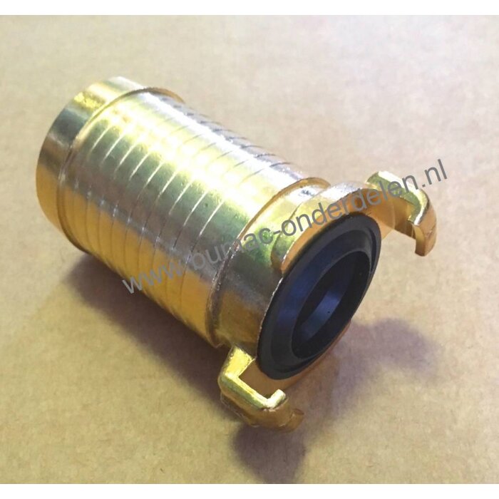 Slangkoppeling - Slangtule 1 1/2" Geka Slangpilaar Slang Aansluitstuk voor GK Koppeling, Nokafstand 40 mm Tule 1 1/2 Inch, GEKA Messing Slangpilaren, Slangtules, Slangaansluitstukken  Tuinslang, Waterslang